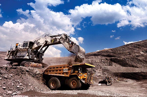 矿山开采